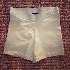 Nike Pro Opal/Metallic shorts